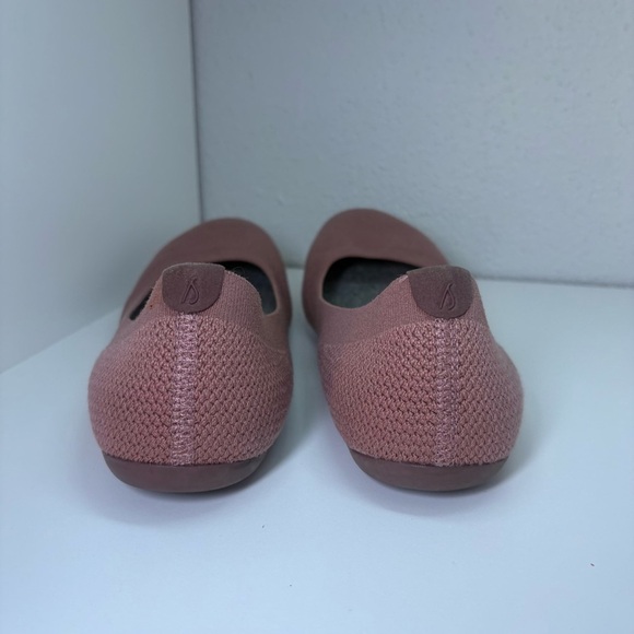 Allbirds Tree Breezers Knit Ballet Flats Women's Size 9 Harvest Rose Mauve Pink - Picture 7 of 8